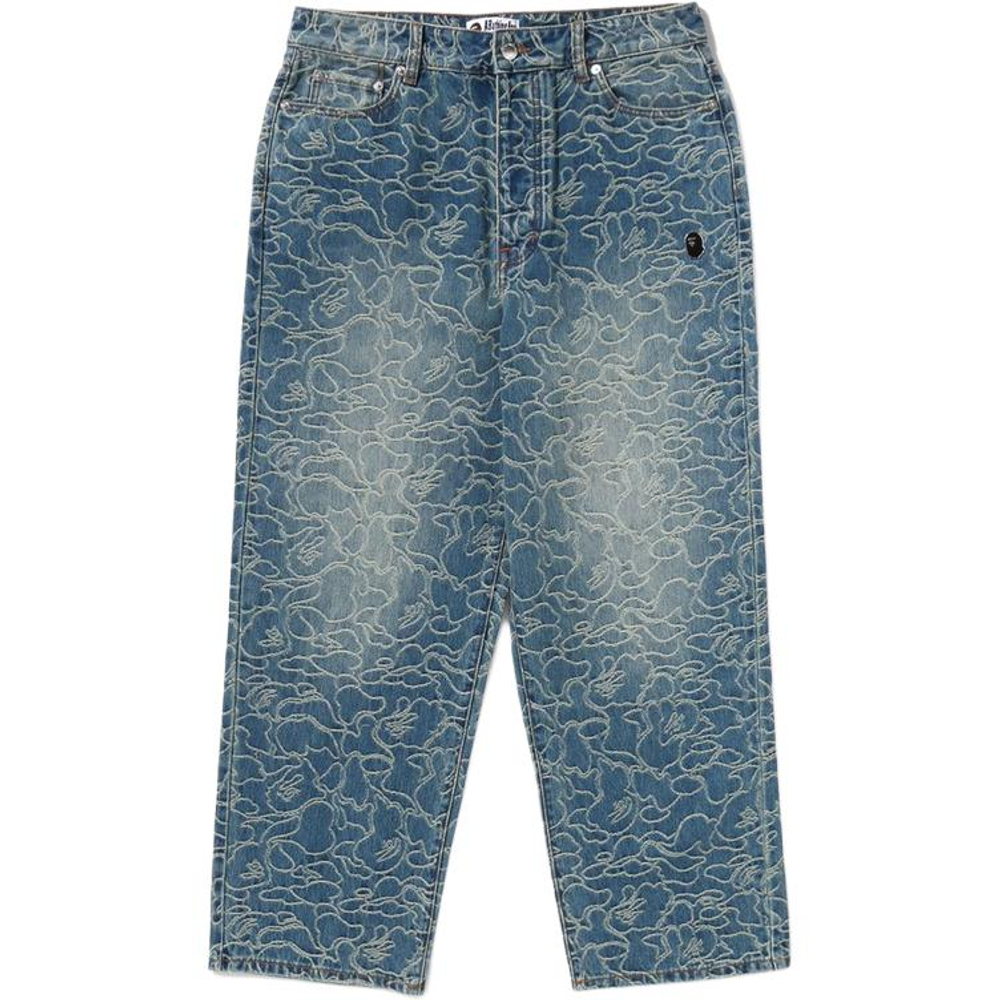 A Bathing Ape Bathing Ape Straight Leg Trousers