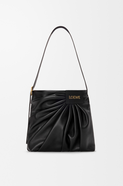 Loewe Сумка-тоут Draped из мягкой овечьей кожи наппа, черный