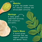 Kuli Kuli, Organic Superfood Latte, матча с морингой, 96,6 г (3,41 унции)