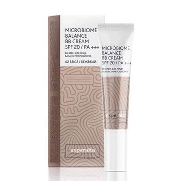 BB-крем для лица «Баланс микробиома» SPF 20 / PA+++ (02 бежевый) Experalta Biomelle