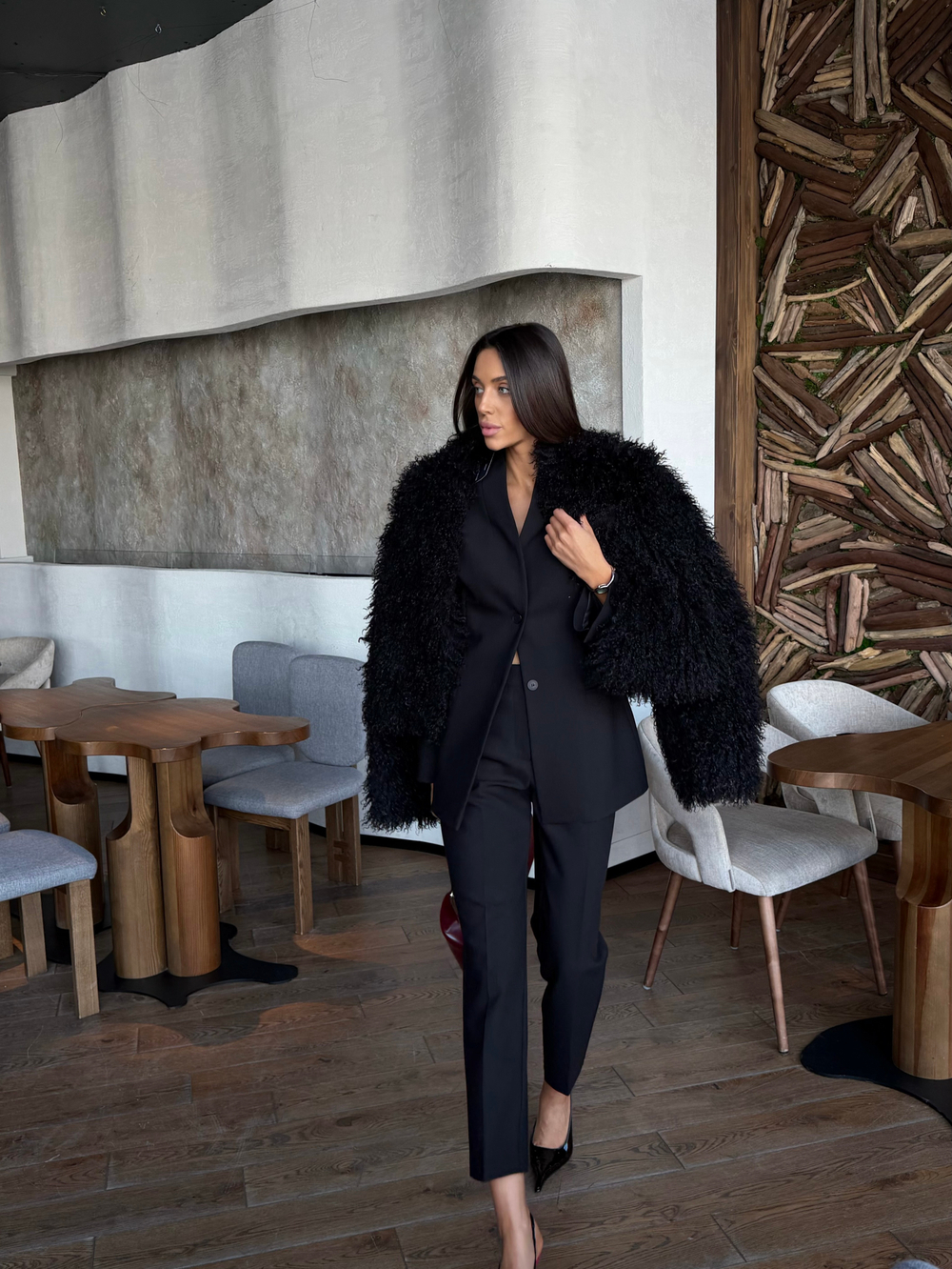 Брюки укороченные BLACK SWAN | Черный