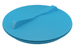 Крышка 350 мм синяя Полимер-Групп(синий) - арт.559324