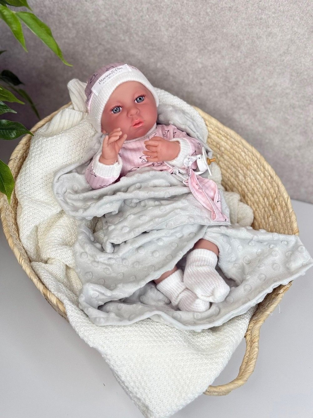 Кукла Marina and Pau 38cм Baby виниловая (M488K)