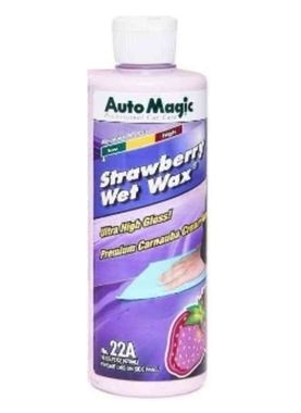 AutoMagic - Strawberry wet wax крем-воск для защиты кузова с клубничным ароматом. 480мл.