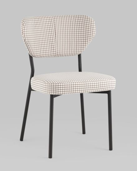 Стул Билл гусиная лапка бежевый