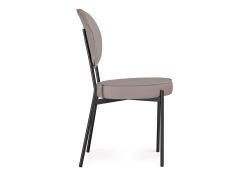 Стул на металлокаркасе Ройс капучино / черный
