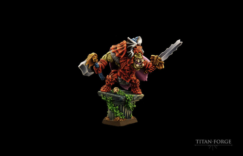 Grand Alliance Destruction Orruk Warclans Brutes миниатюра для dnd, днд, pathfinder, фентези, Настольная игра, НРИ, Варгейм, РПГ