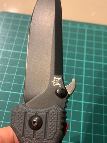 Сьемный титановый вейв для складных ножей (Сатин)