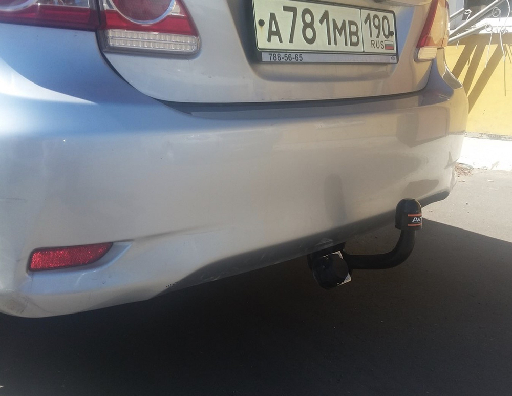 Фаркоп для Toyota Corolla седан 2007-2013 Тип шара: A. Нагрузки: 1350/75 кг, TY 18