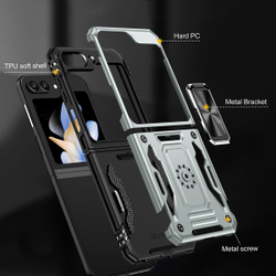 Чехол Safe Case с кольцом и защитой камеры для Samsung Galaxy Z Flip 6