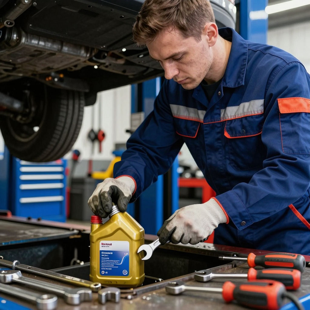 Замена моторного масла