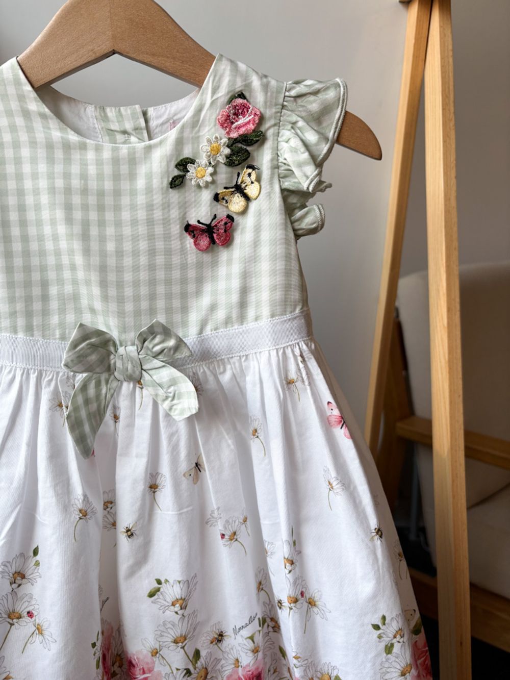 Хлопковое платье Monnalisa, 92