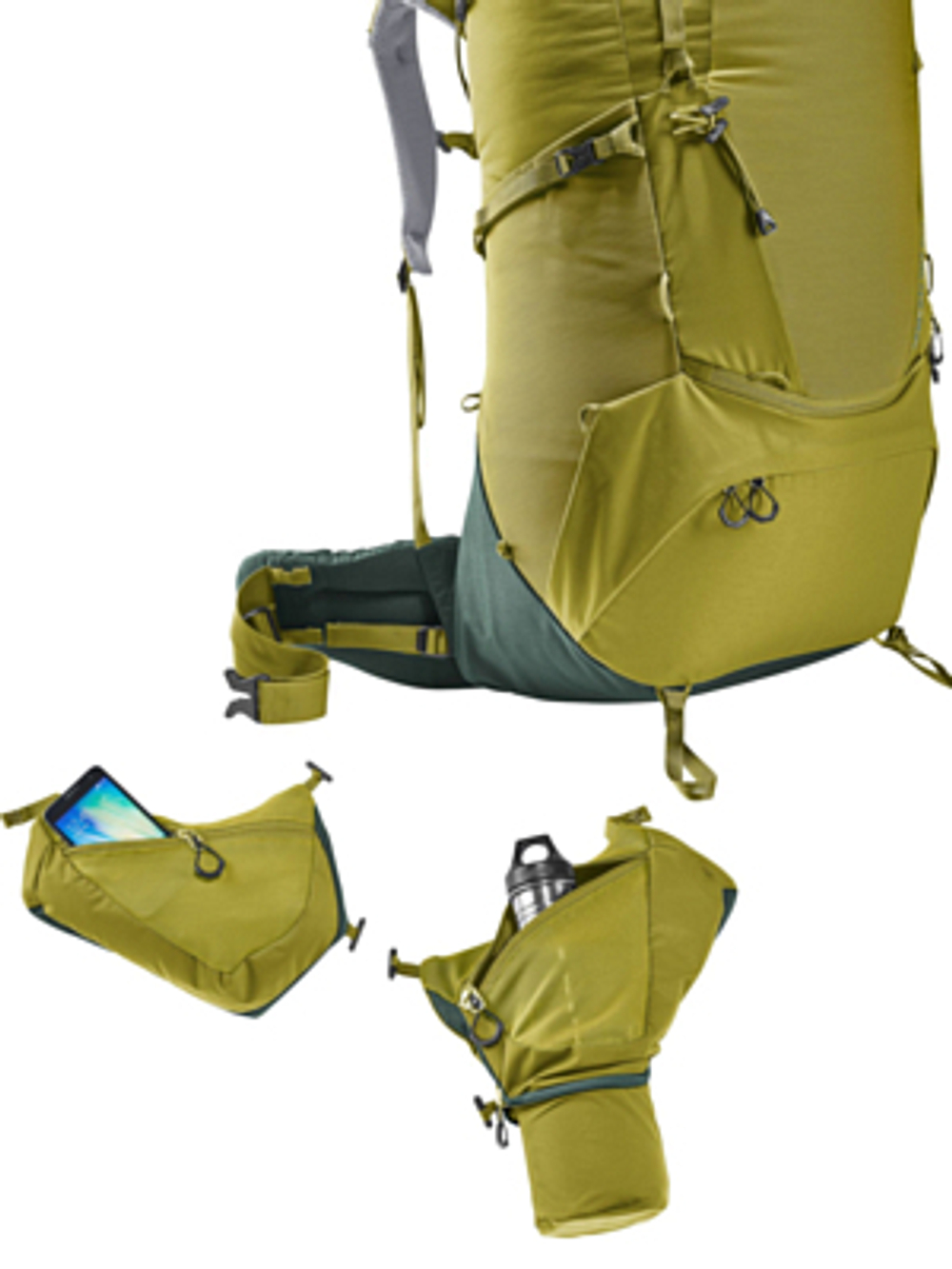 Рюкзак Deuter Aircontact Core 70+10, артикул 3350724_2297, цвет Cactus/Ivy