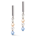 *Пусеты Princess Light Blue Coeur de Lion