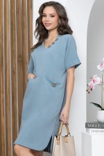 Платье "Асель" (голубое) П5521 LT Collection