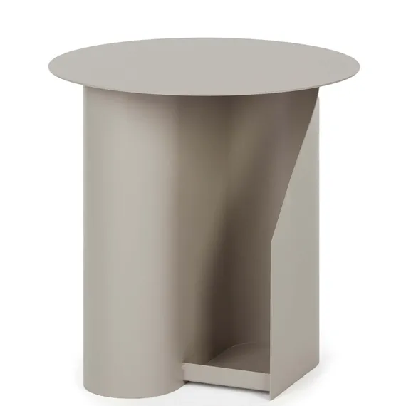 Кофейный стол Lymi диаметр 45 серый