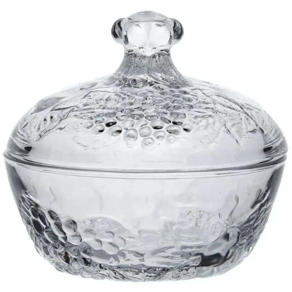 Сахарница стеклянная 350мл «Пикник» 97556BFD