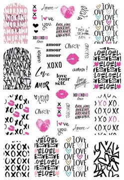 Слайдер-дизайн Crazy Shine Nails mini:  Love граффити