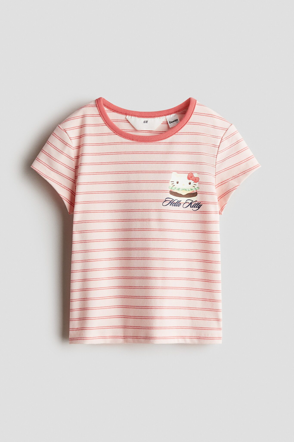 H&M Футболка с принтом, розовый