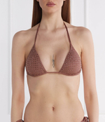 Топ бикини Guess - коричневый(E4GJ07 KC5Z0)