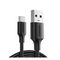 Кабель Ugreen US287 USB-A 2.0 - USB-C Cable Nickel Plating 1.5 м (60117) Black