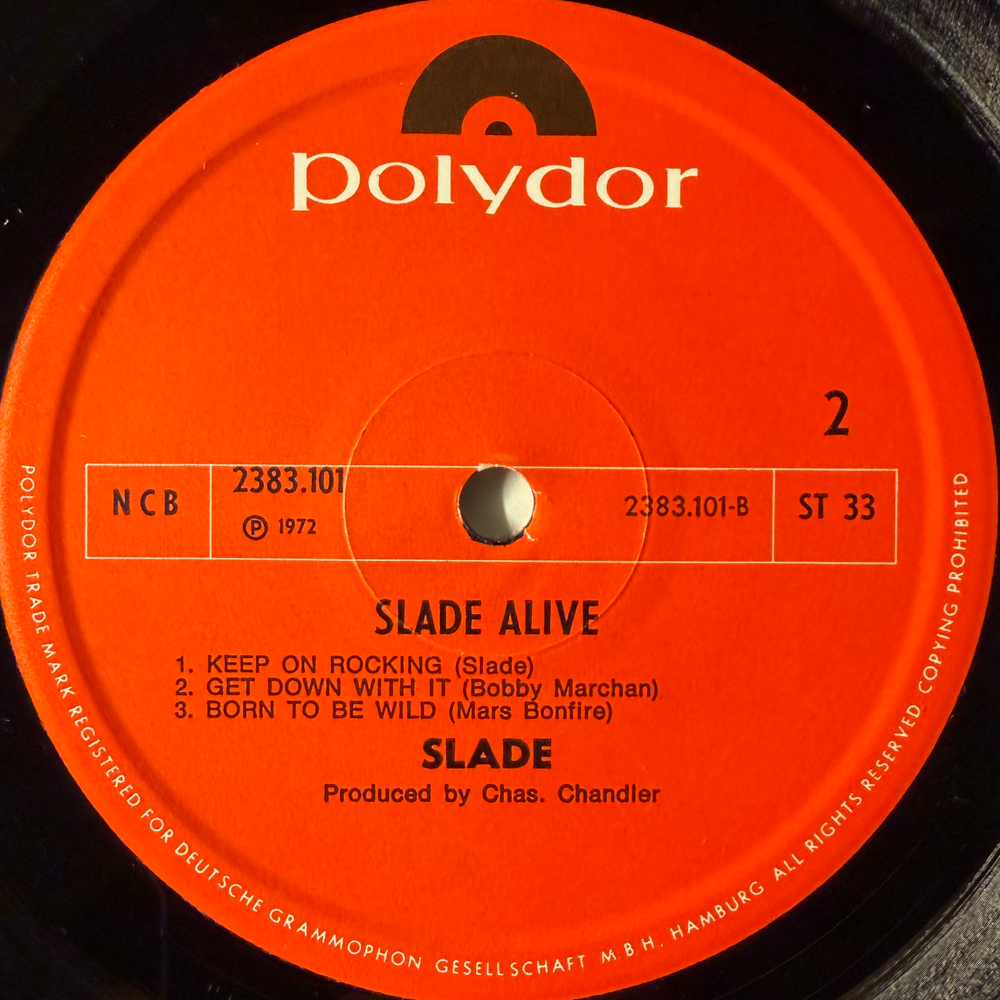 Slade ‎– Slade Alive! (Скандинавия 1972г.) Т