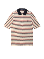 Женская Рубашка-поло Striped Ribbed
