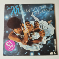 Винтажная виниловая пластинка LP Бони М Boney M Nightflight To Venus (UK 1978) Rasputin