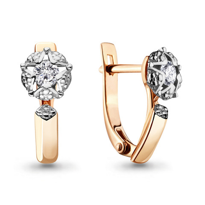 942283к Серьги из Золота с бриллиантами