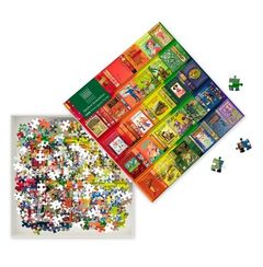 Adult Jigsaw Puzzle Bodleian Libraries: Rainbow Bookshelves