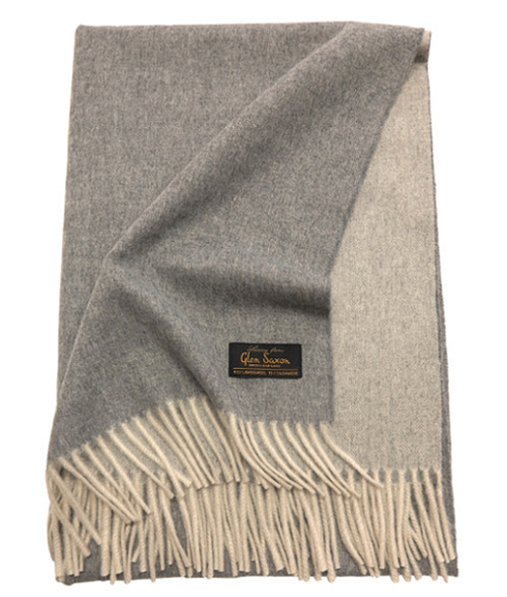 Плед 130х180 Glen Saxon Lamcash Vale Stone Mid Grey