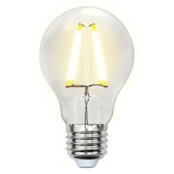 LED-A60-8W-WW-E27-CL GLA01TR Лампа светодиодная. Форма A. прозрачная. Серия Air. Теплый белый свет 3000K. Картон. ТМ Uniel
