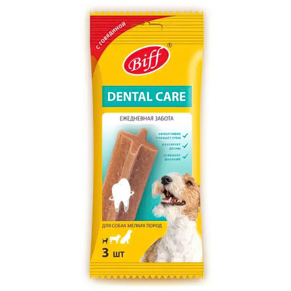 Лакомство TiTBiT Снек жевательный Dental Care для собак мелких пород с говядиной Лакомство TiTBiT Снек жевательный Dental Care для собак мелких пород с говядиной