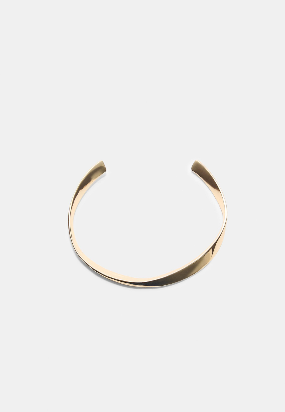 STRADIVARIUS Жесткий металлический чокер, золотой