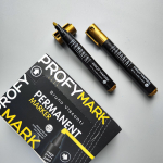 Маркер перм. "Profymark" Золотой (Bruno Visconti)