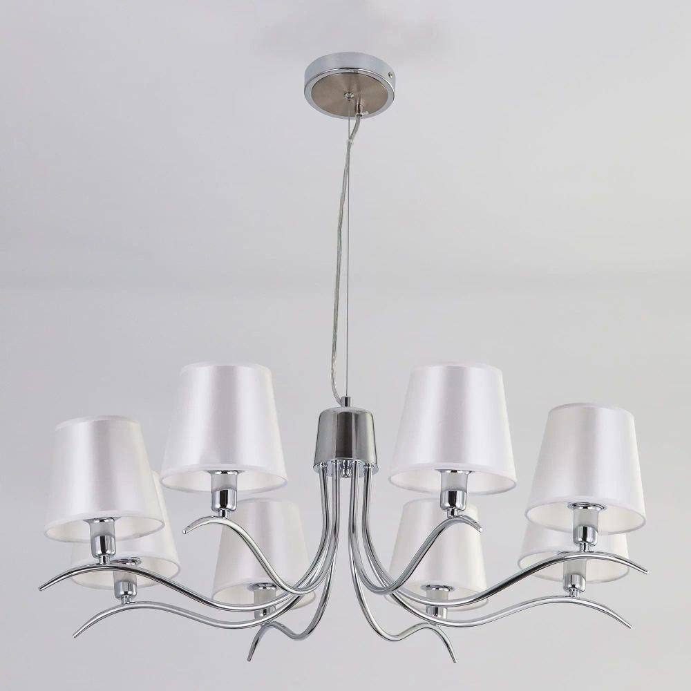 Citilux Эмма CL439181 Люстра подвесная с абажурами Хром