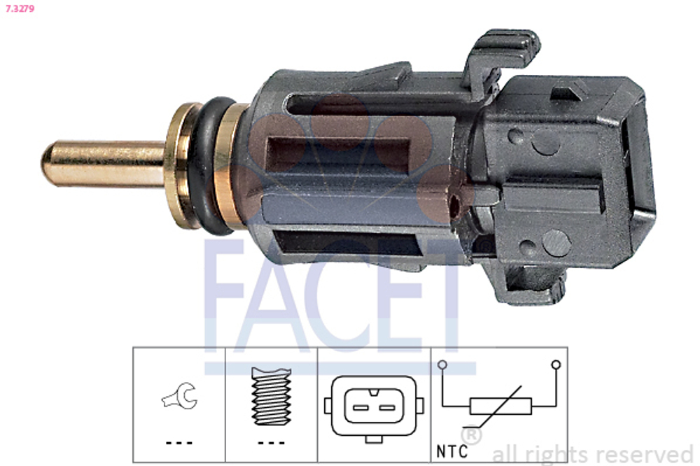 FACET - 73279-FAC - Sensor, coolant temperature