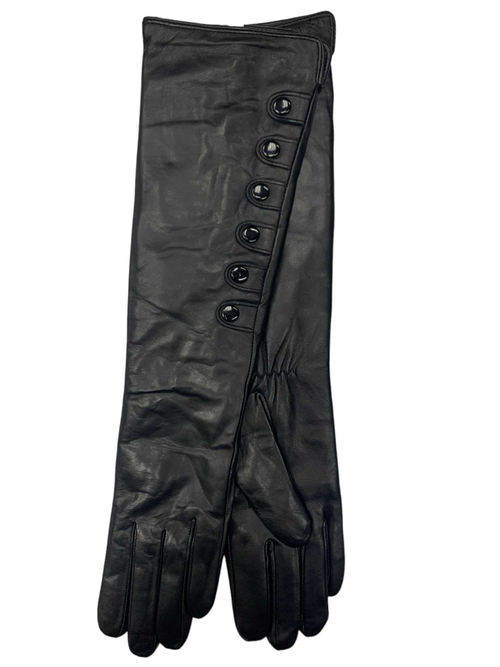 Перчатки. Женские. Материал верха: Кожаные. Подклад: Трикотаж-шерсть. Длинные. Длина 50 см. 5 шт в упаковке.