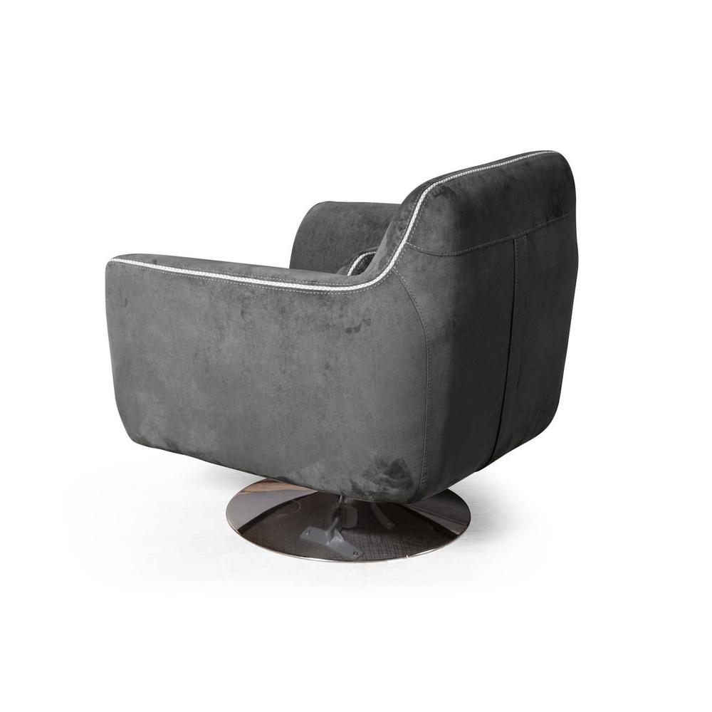 Кресло Marco, искусственная замша Breeze gray