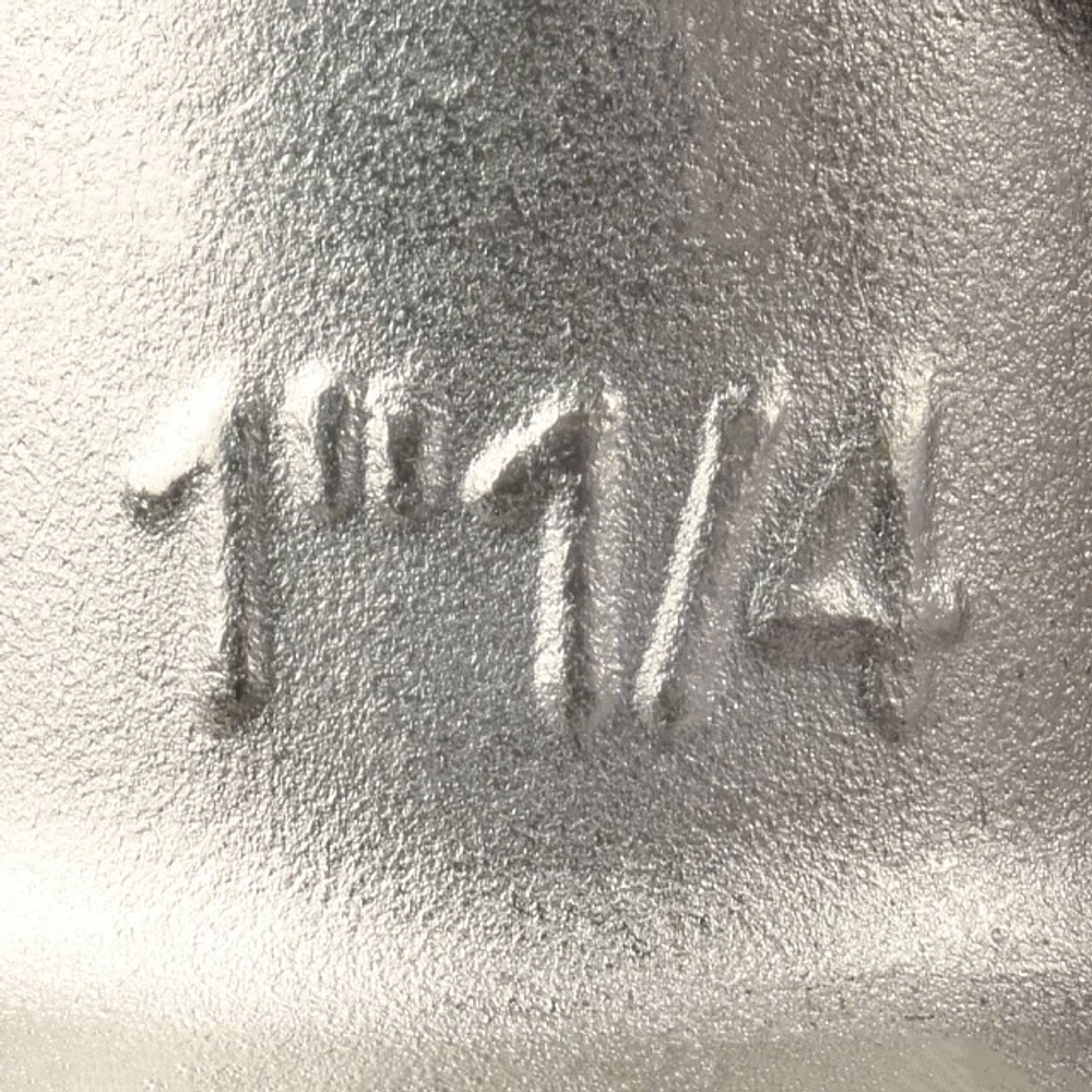 Переход с внутренней резьбы на наружную угловой с упором STOUT SFT 0016 - 1"1/4 (никелированный)