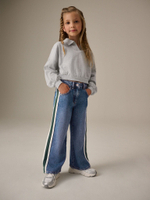 Толстовка с воротником для девочки Next N90-134, Серый