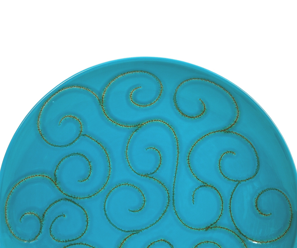 Блюдо декоративное Marrocos голубое от Sporvil