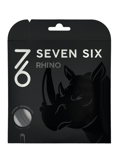 Теннисная струна 7/6 Rhino 1.22mm/12m Black