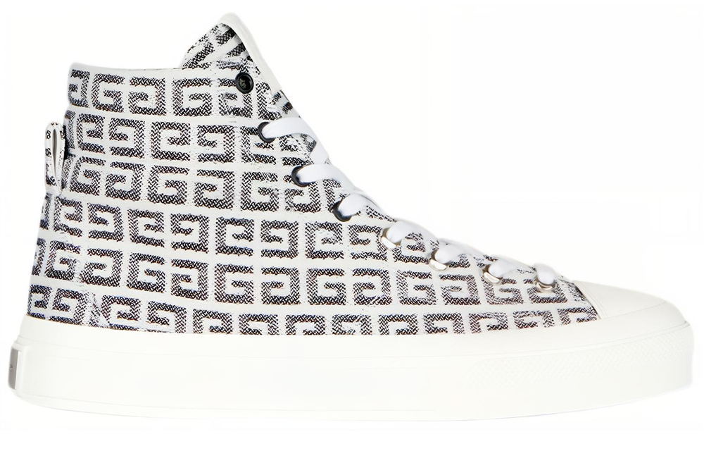 Givenchy City High Top In 4G Black White