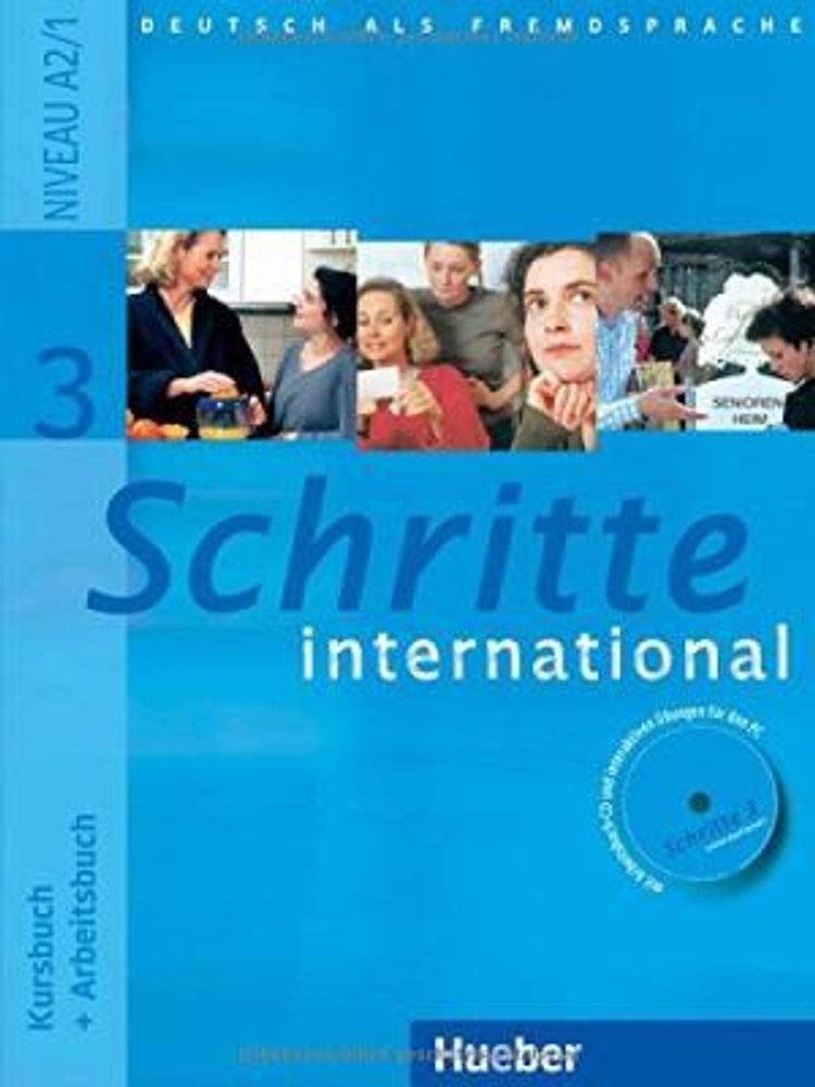 Schritte international 3 - Kursbuch + Arbeitsbuch mit Audio-CD zum Arbeitsbuch und interaktiven Übungen