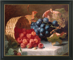 Картина Brookpace Fine Art Raspberries in overturned basket (93 x 77 см)