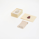 Серый вибромассажёр Opal