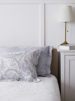 Постельные наволочки 50 на 70 светло-серые