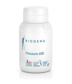 BIOGENA ФОЛИЕВАЯ КИСЛОТА 600 Folsäure (60 кап)