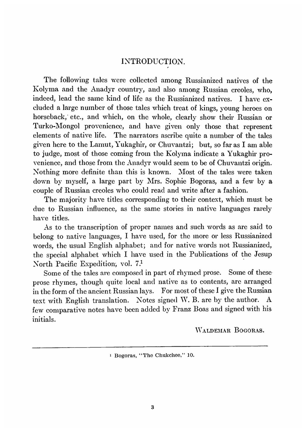 Tales of Yukaghir, Lamut, and Russanized Natives of Eastern Siberia | Waldemar Bogoras